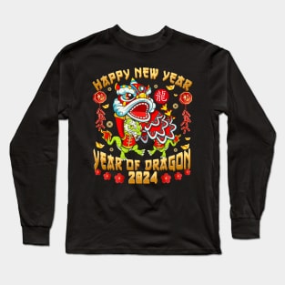 Year of the Dragon 2024 Chinese New Year Zodiac Long Sleeve T-Shirt